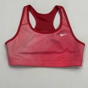 Nike Red  Gradient Reversible Sports Bra, Woman’s XL